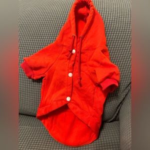 Red Hoodie for Small Dog